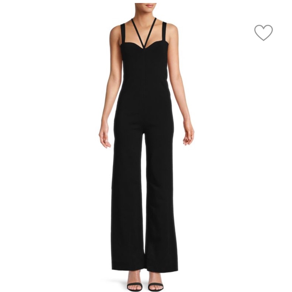 STELLA MCCARTNEY
Solid Sweetheart Neckline Jumpsuit 
Size 38 (size 6)